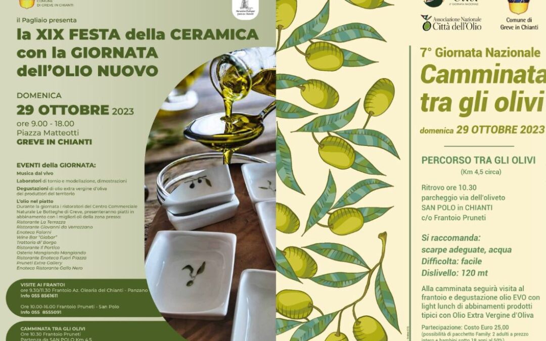 Festa della Ceramica con la Giornata dell’Olio Nuovo